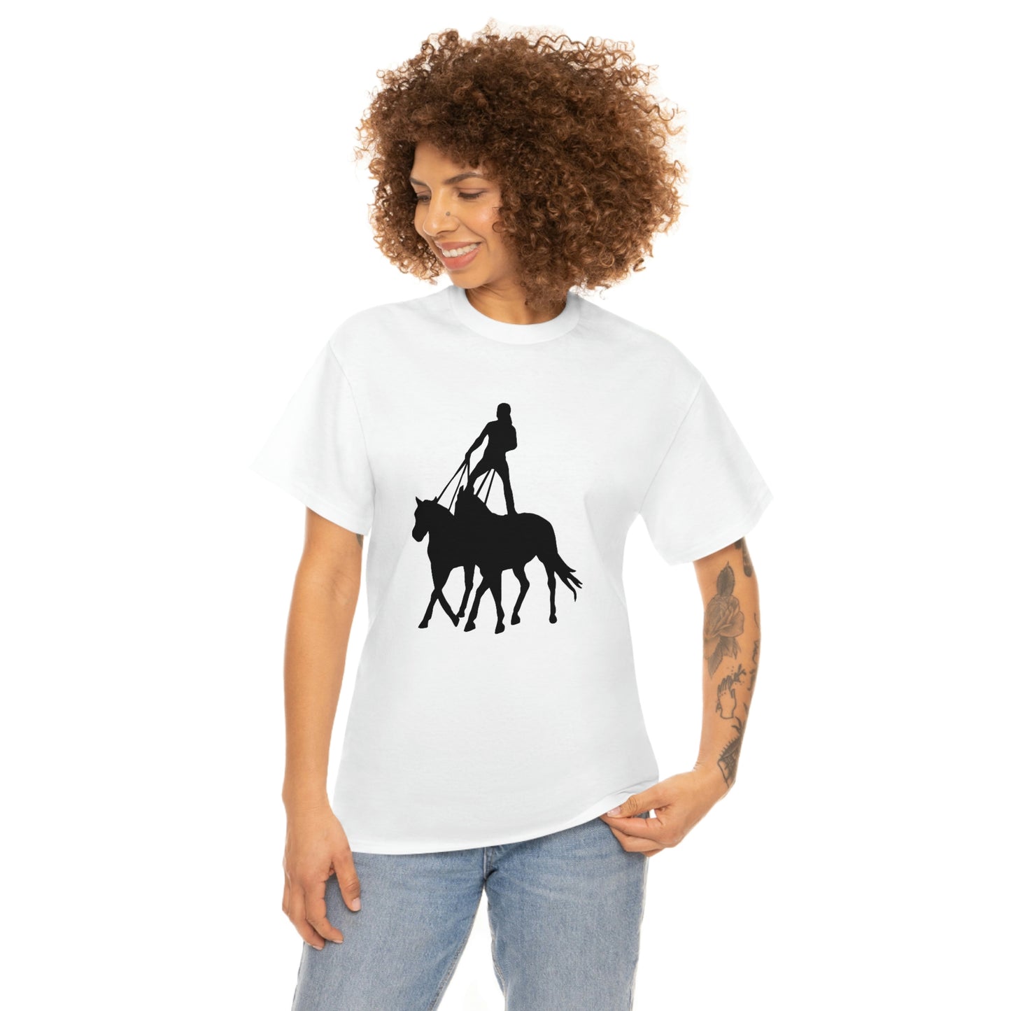 Roman Riding Cotton Tee