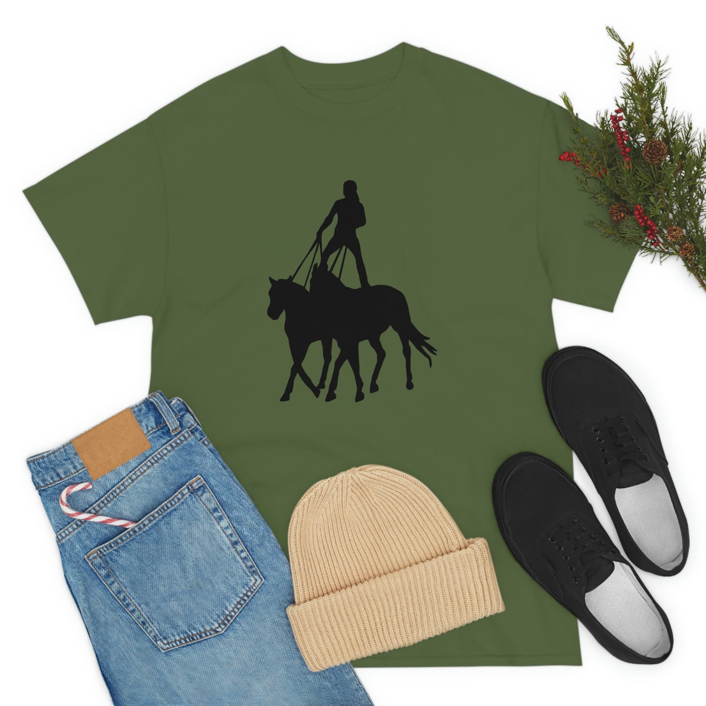 Roman Riding Cotton Tee