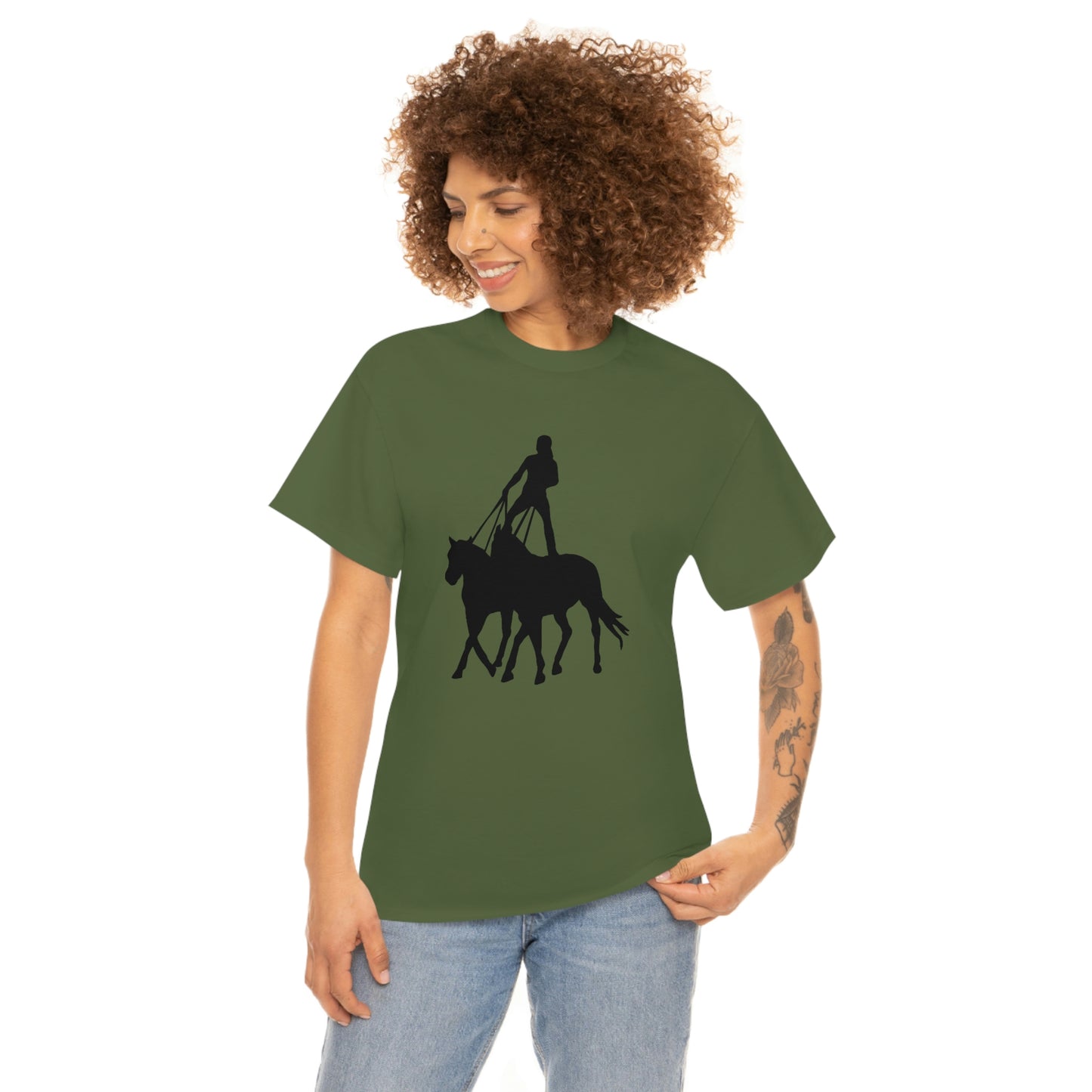 Roman Riding Cotton Tee