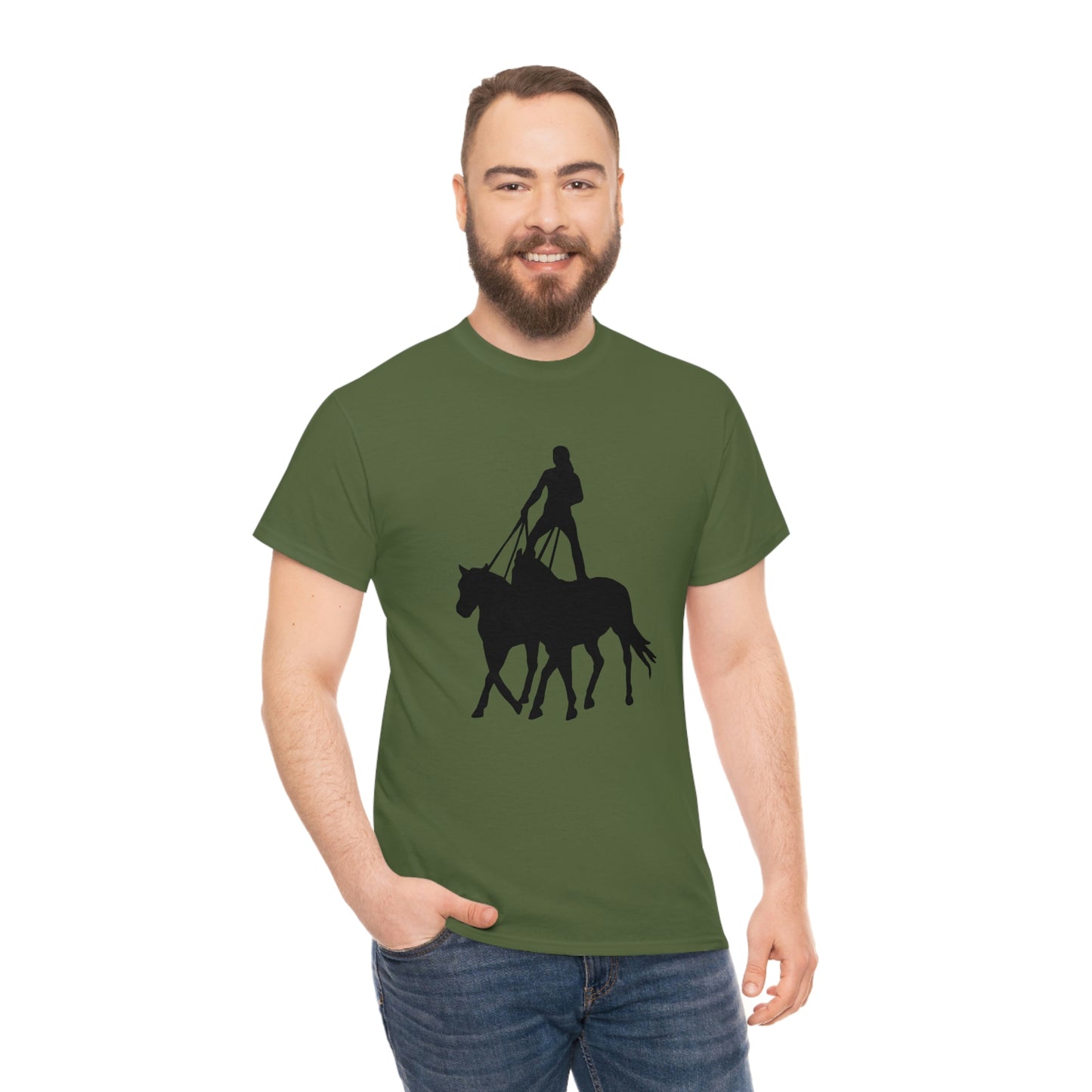 Roman Riding Cotton Tee
